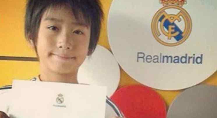 El niño japonés que compró el Real Madrid El niño japonés que compró el Real Madrid