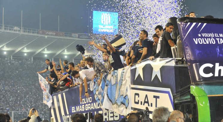 Talleres se coronó campeón del Torneo Argentino A y ascendió a la Primera B Nacional, luego de vencer 1-0 a San Jorge, para cerrar un campañón (Foto: Sergio Cejas).